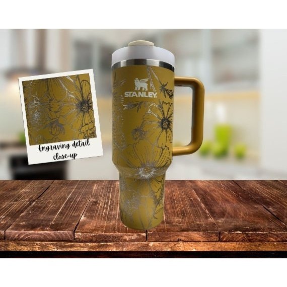 Custom Stanley Tumbler Cup 40 Oz Engraved Stanley Personalized