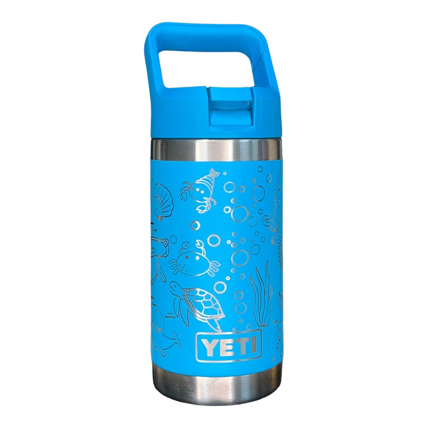 Personalized 12oz Rambler Jr. YETI Water Bottle Vacuum Sealed